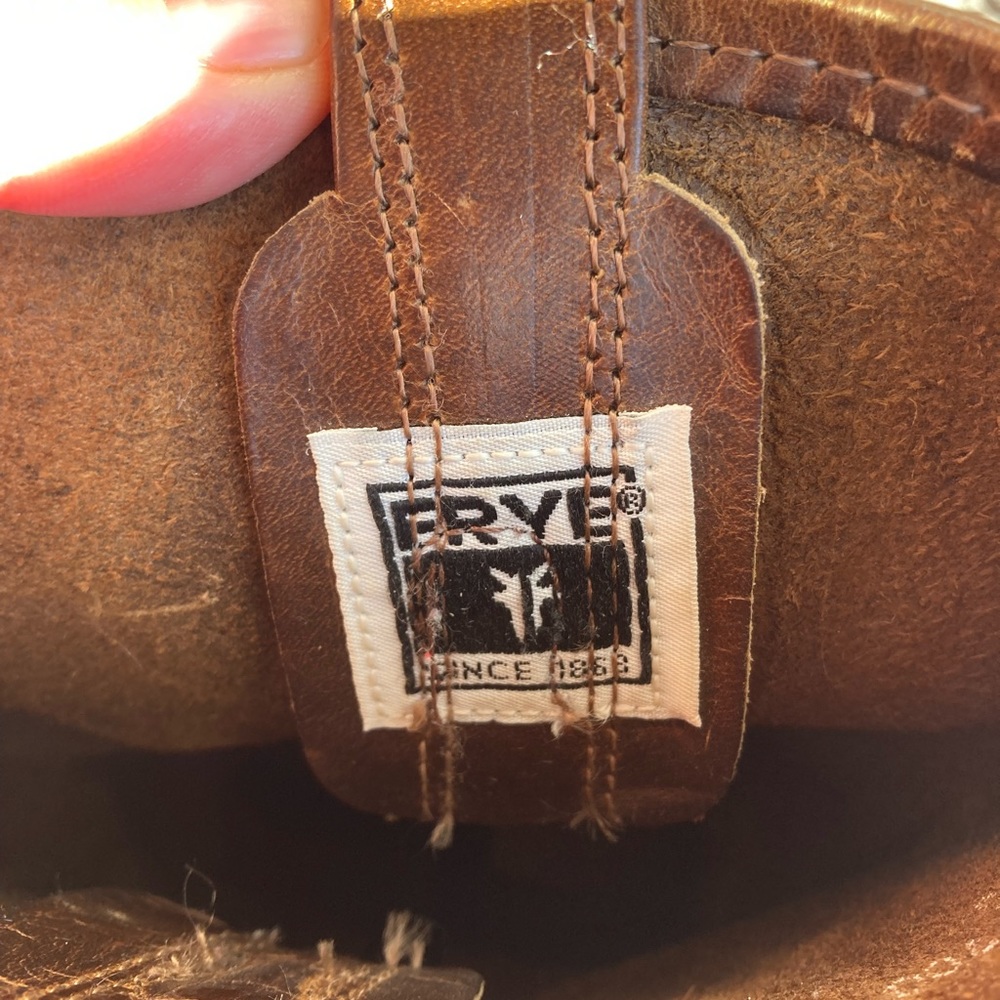 Used 8.5 FRYE mid calf biker boot - Picture 4 of 6